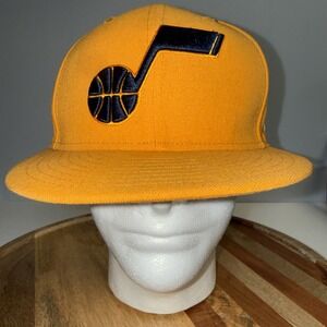 Utah Jazz New Era Gold/Orange Statement Edition 9FIFTY SnapBack Cap/Hat NBA Mens